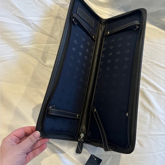 Brooks Brothers Leather Travel Tie Case - Picture 4 of 5